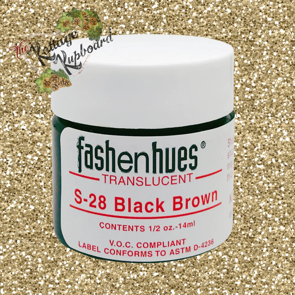 Fashenhues Translucent Stains - Black Brown S-28, 0.5 oz image