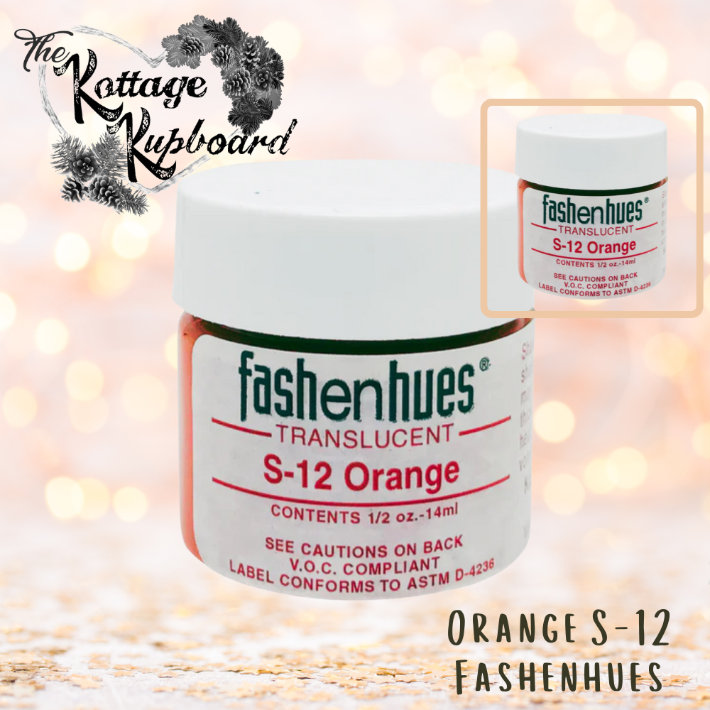 Fashenhues Translucent Stains - Orange S-12, 2.0 oz image