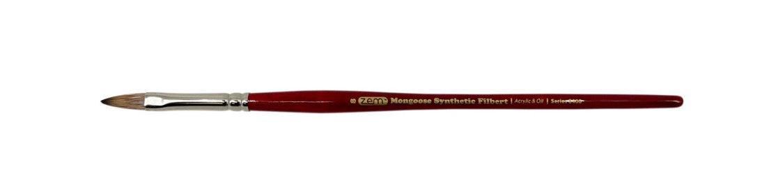 Mongoose Synthetic Filbert Brush - 8 image